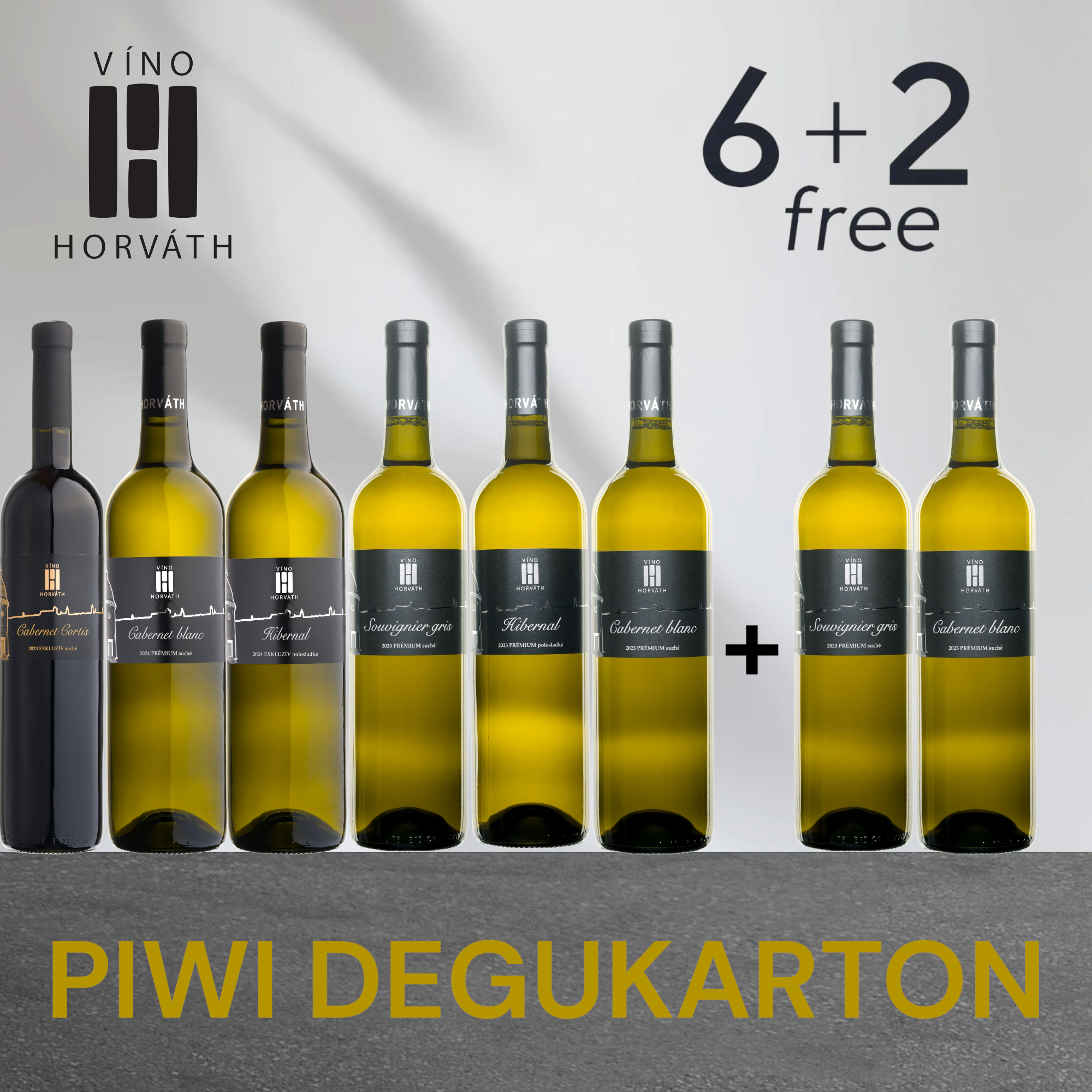 PIWI DEGUKARTÓN 6+2